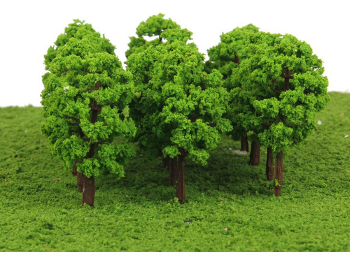 Paquete De 60 Paisaje En Miniatura Modelo Árbol Para Tren