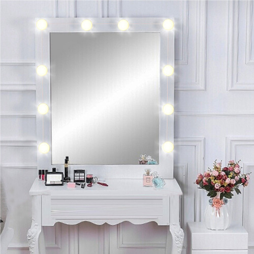 A Lámpara Maquillaje Vanity Mirror Light 10 Led Para Toc