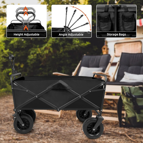 Carro Utilitario Todo Terreno, Carro Plegable Resistent...