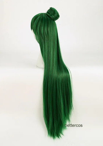 Sailor Pluto Meiou Setsuna Cosplay Wig Long Green With Detac