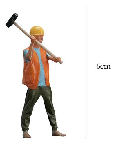 Figuras De Trabajadores A Escala 1/32 Impresas En Estilo C