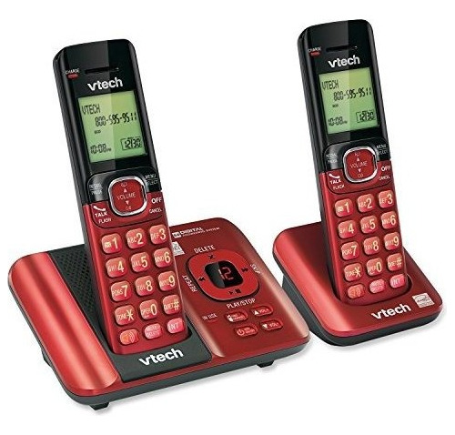 Vtech Cs6529-26 Dect 6.0 Teléfono Contestador De Llamadas Co