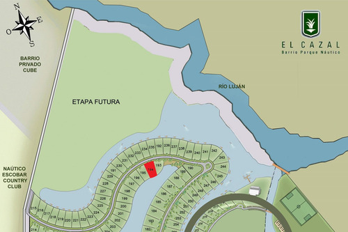 Imagen 1 de 18 de Venta Lote A La Laguna En El Cazal Barrio Náutico