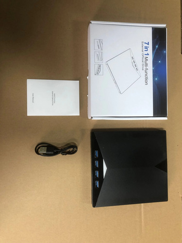 Lectora Grabadora Cd Dvd Unidad Externa 7 En 1 Usb 3.0 Negro