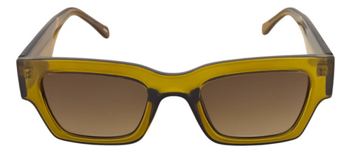 Lentes De Sol Fossil X82761 Beige Mujer