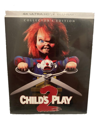 Childs Play 2 4k + Bluray Collector Edition Chuky 2