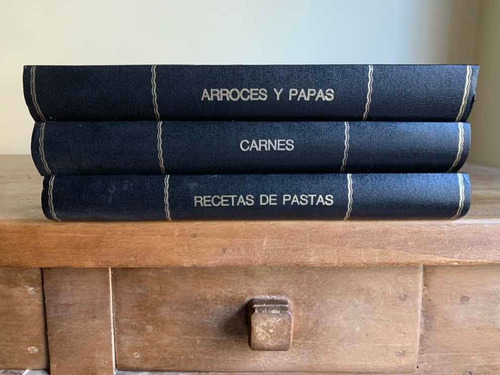 Libros De Cocina Clarín Encuadernados Cuero.carne,pastas,arr