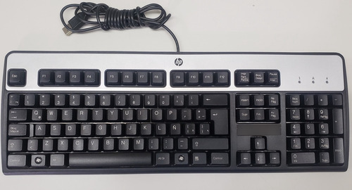 Teclado Hp Usb Usado Español Kit 12 Pzas Negro Español Latinoamérica (Usado)