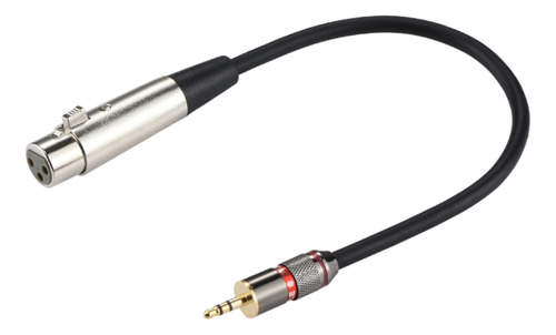 Cable Adaptador De Audio Xlr Cannon Hembra De 3,5 Mm Macho A
