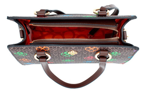 Satchel Color Chocolate Multi Jaime Ibiza Para Mujer Ji 2484