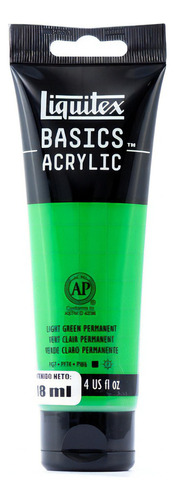 Pintura Acrílico Liquitex Basics 118ml Color Verde Claro Permanente