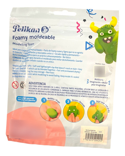 Foamy Moldeable 50g Pelikan Manualidades Color Café Café