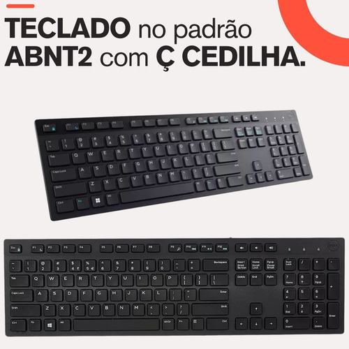 Teclado Hp Abnt2 Com Ç Perfil Ultra Slim Usb Escritório Casa (Recondicionado)