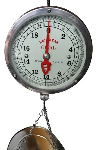 Balanza Mecanica Colgar Peso Colgante 25 Lb Tipo Reloj Cuotas
