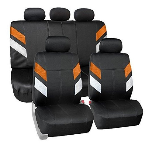 Cubreasientos - Tlh Striped Neoprene Full Set Car Seat Cover