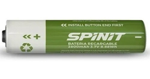Imagen 4 de 4 de Pila Batería Recargable 18650 Spinit 2800mah 3.7v En Palermo