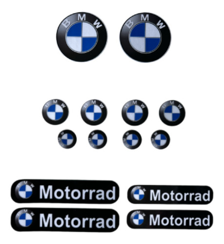 Kit Adesivos Capacete Moto Bmw Motorrad Refletivo Ktcp21 Fgc