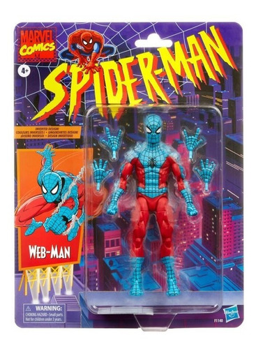 Imagen 3 de 5 de Web Man Spiderman Retro Collection Marvel Legends