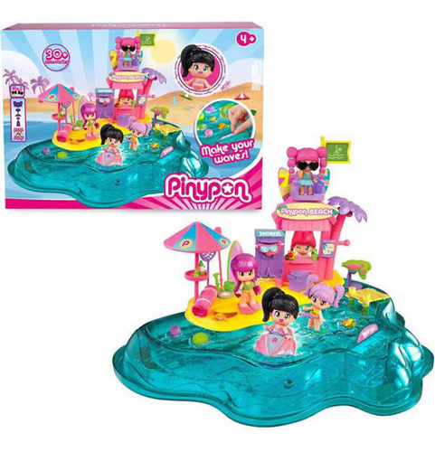 Pinypon Beach Playset De Juego De Playa Con Accesorios