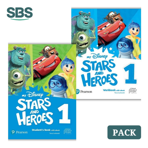 My Disney Stars And Heroes 1 (ame)- Sb + Wb + E-bk- 2 Libros