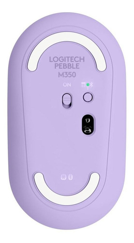 Mouse Inalámbrico Logitech Pebble M350 Lavanda