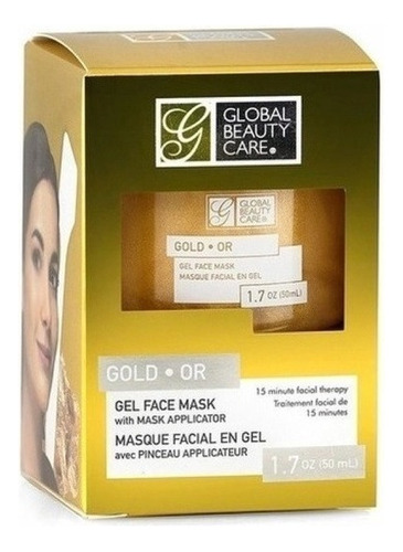 Máscara Facial Global Beauty Care Gold Or 50ml Tipo de pele Todo tipo