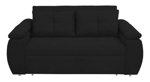 Sofá Cama Multifuncional Chelsea 3 Puestos Color Negro