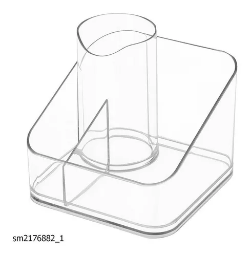 Caja organizadora Wenbox 45 litros 50x40x31 cm transparente.