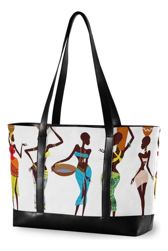 Hermosa Bolsa Mano Para Mujer Africana Computadora Portatil