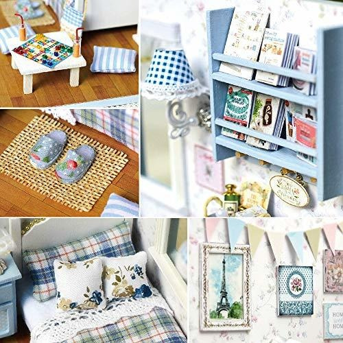 Kit De Muebles De Madera Para Casa De Muñecas En Miniatura,