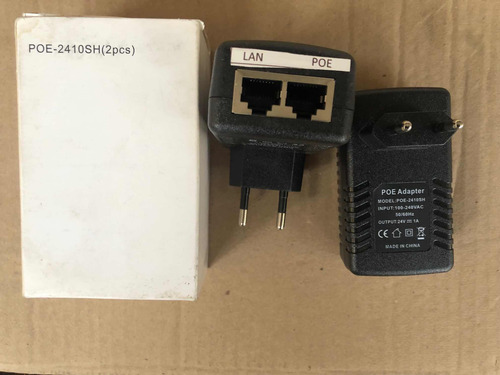 Fonte Poe Lan 24v 1a 100-240 Vac 50/60hz Poe-2410sh
