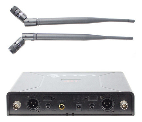 Microfone Sem Fio Duplo De Mão Uhf Lyco Uhxpro02mm Prof Nf-e