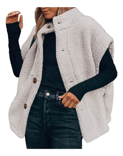 Chaqueta Para Mujer, Abrigos De Moda De Invierno Con Botones