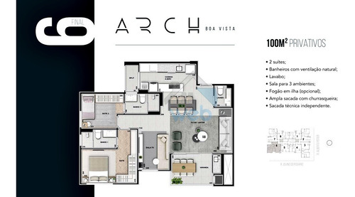 Arch Boa Vista - Studios E Apartamentos Com Metragens A Partir De 50,00 M², Com 1, 2 E 3 Quartos, Em Excelente Localização. - Ap00478 - 69306265