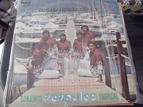Lp Conjunto Acapulco Tropical, El Cabalistico Num 13 Excelen (Usado)