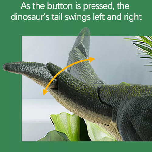 Dinosaurio Con Movimiento De Cabeza Y Cola, Modelo