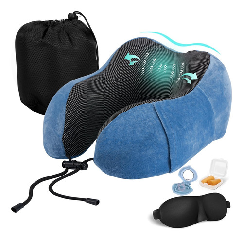 Almohada De Viaje, Almohada De Cuello Viscoelástica De