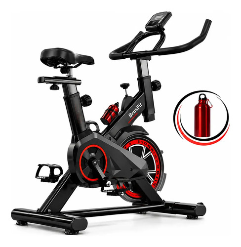 Brus fit Bicicleta Ergométrica Spinning Liftness X11 Cor Preto/vermelho Brusfit