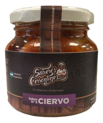 Escabeche De Ciervos 360 Grs Artesanales Sabores Correntinos