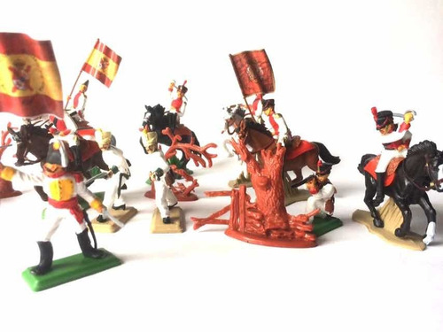 Soldaditos De Plástico Realistas Españoles Set Especial X 12