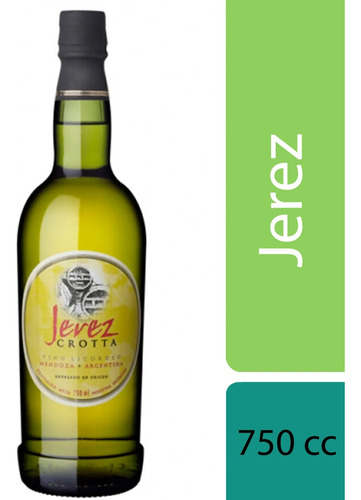 Botella De Vino Blanco Jerez Crotta Generoso X 750 Ml