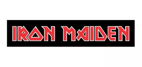 Adesivo iron maiden tears of the dragon 16x13cm