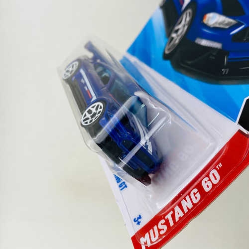 Hot Wheels Custom 18 Ford Mustang Gt 2025k Azul 60 Anos Azul