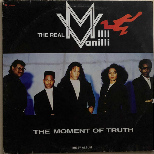 Milli Vanilli Lp The Moment Of Truth C/insert