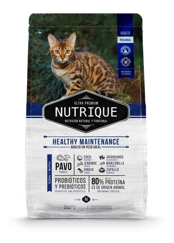 Nutrique Young Adult Cat 7.5 Kg Gato Adulto Envío Gratis