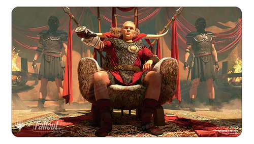 Mtg Playmat Fallout Hail Caesar, Legions Emperor Ul Madtoyz