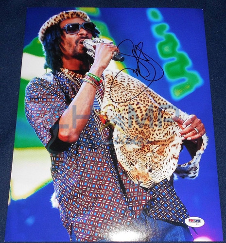 Foto Autografiada Snoop Dogg Hip Hop Reggae Lion Reincarnate