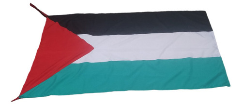 Bandera Palestina 140 X 80cm En Tela De Buena Calidad 