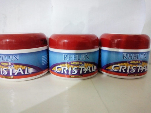 3 Crema Rhelen Cristal Arnica Plus 250 G - g a $93