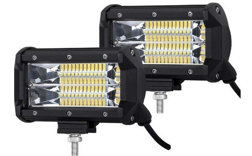 Faro Barra Led 5 Pulgadas 24 Leds 72watts 6000k Marca Ollo